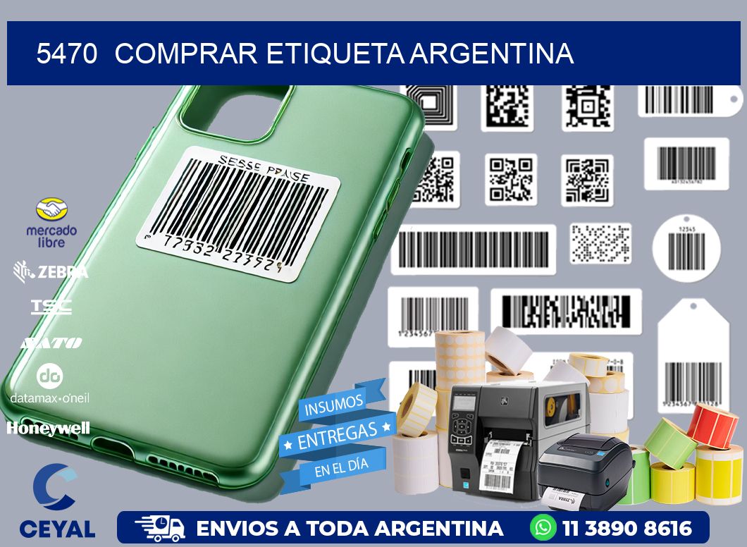 5470  COMPRAR ETIQUETA ARGENTINA