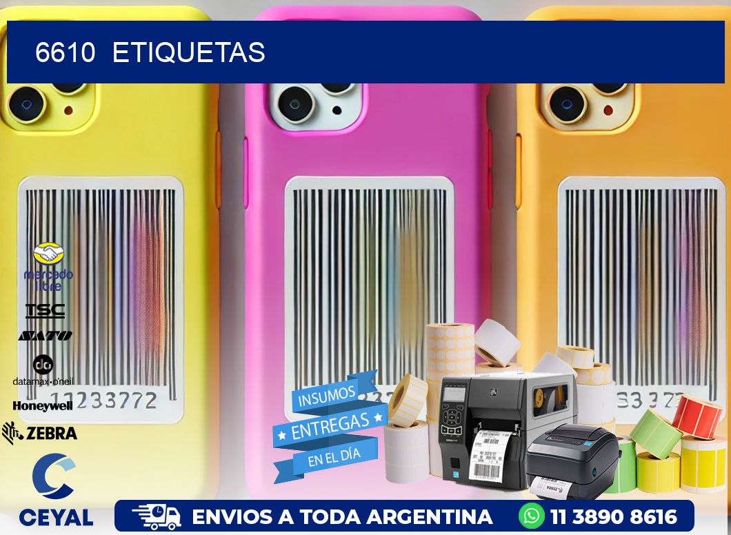 6610  ETIQUETAS