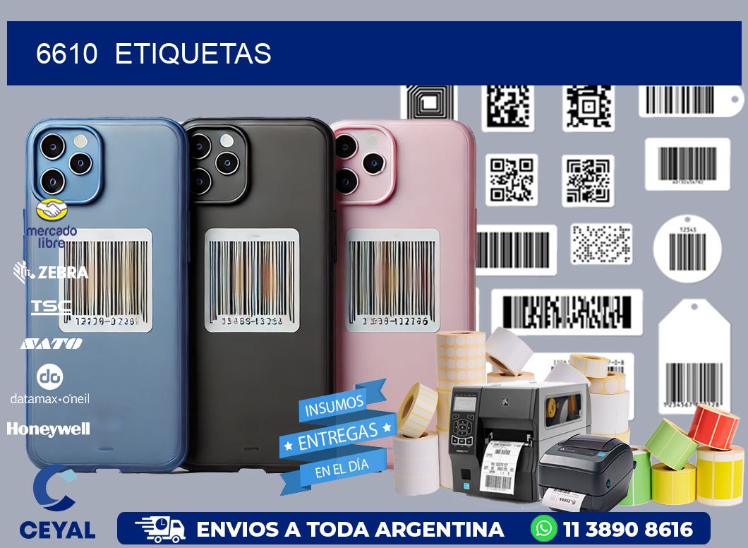 6610  ETIQUETAS