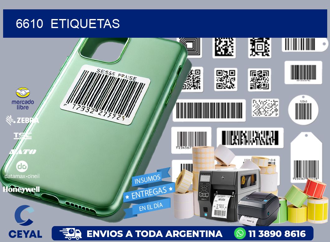 6610  ETIQUETAS