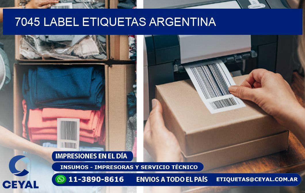 7045 LABEL ETIQUETAS ARGENTINA