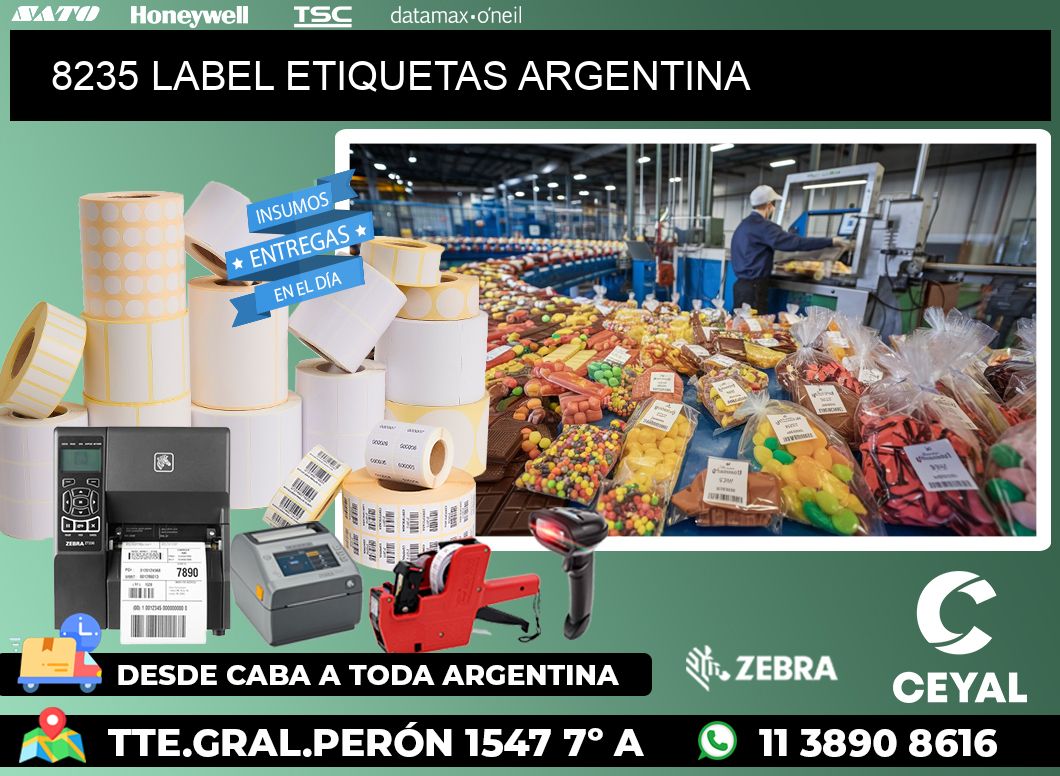 8235 LABEL ETIQUETAS ARGENTINA