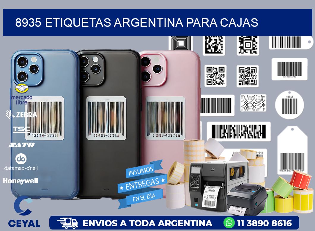 8935 ETIQUETAS ARGENTINA PARA CAJAS