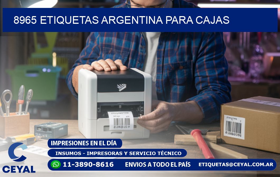 8965 ETIQUETAS ARGENTINA PARA CAJAS