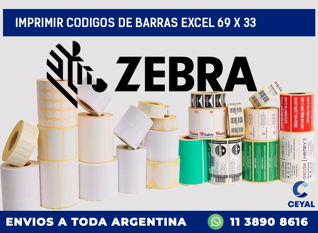 IMPRIMIR CODIGOS DE BARRAS EXCEL 69 x 33