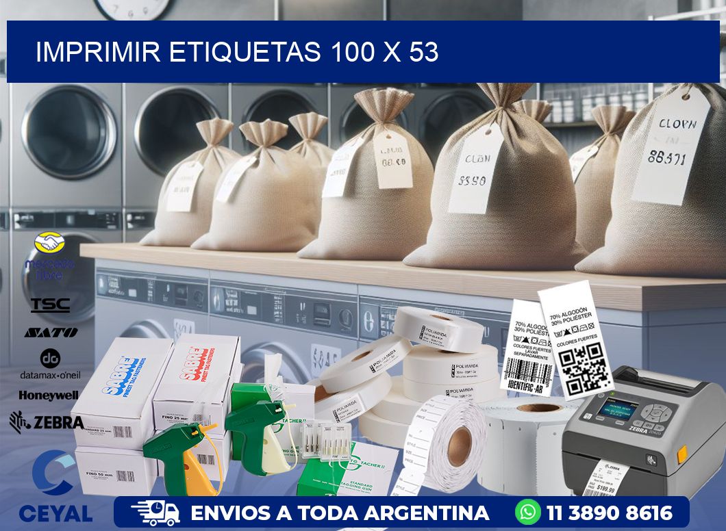 IMPRIMIR ETIQUETAS 100 x 53