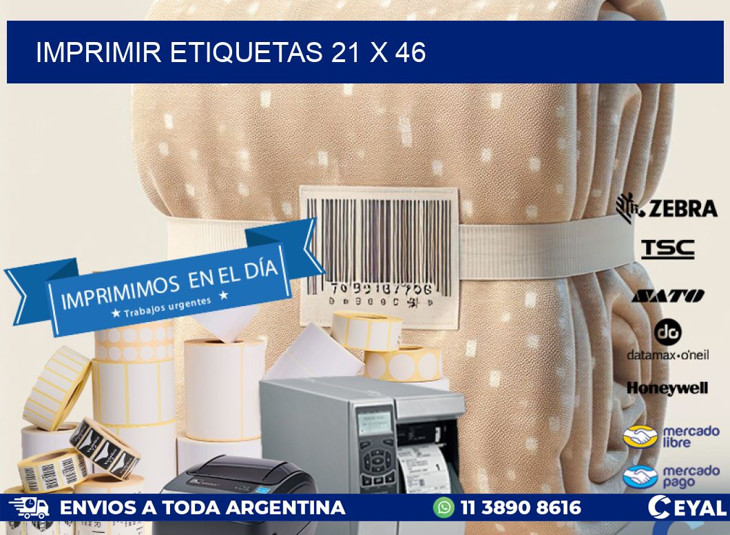 IMPRIMIR ETIQUETAS 21 x 46