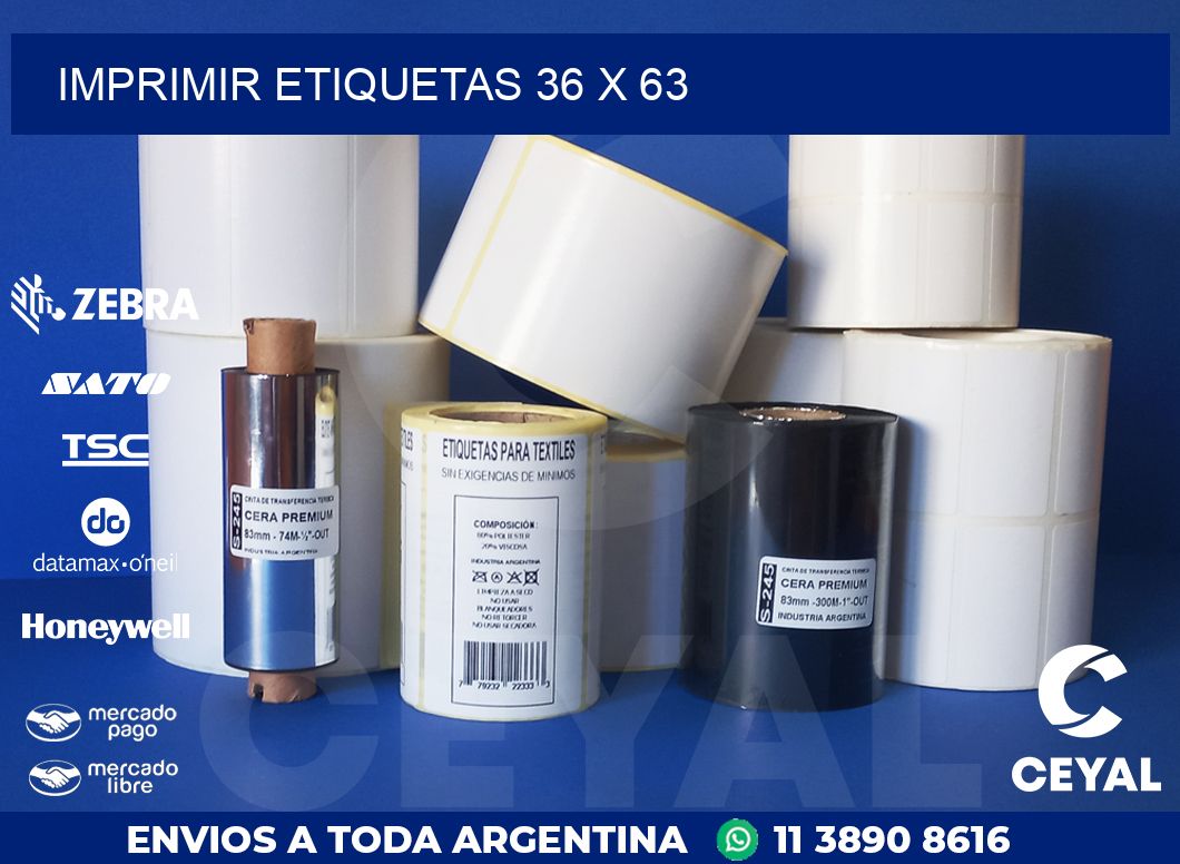 IMPRIMIR ETIQUETAS 36 x 63