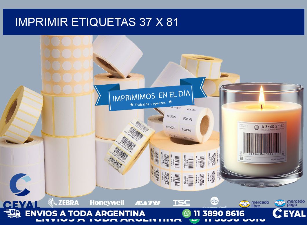 IMPRIMIR ETIQUETAS 37 x 81