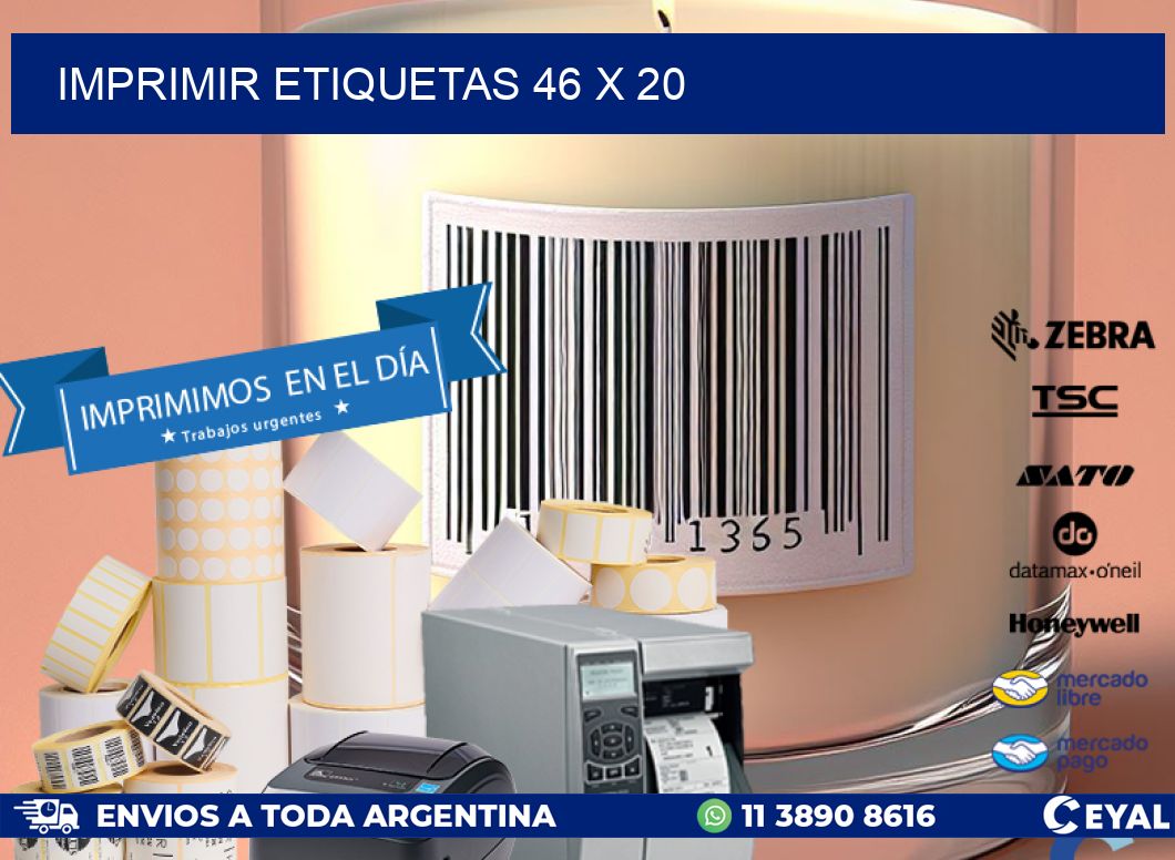 IMPRIMIR ETIQUETAS 46 x 20