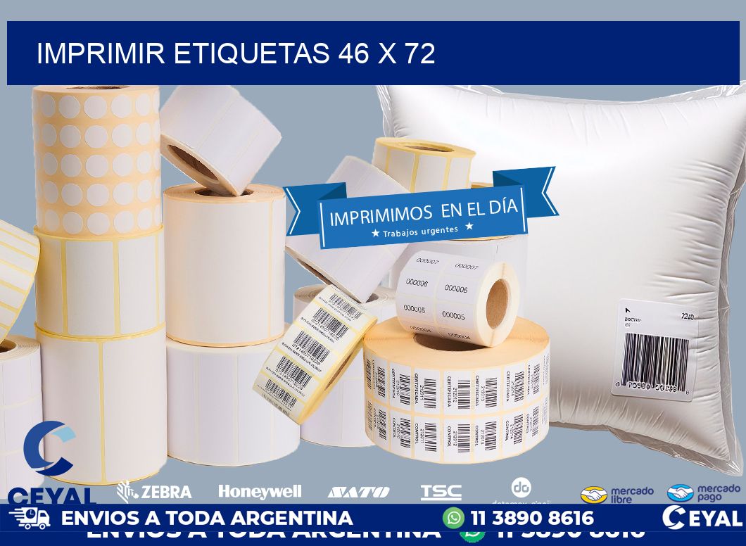 IMPRIMIR ETIQUETAS 46 x 72