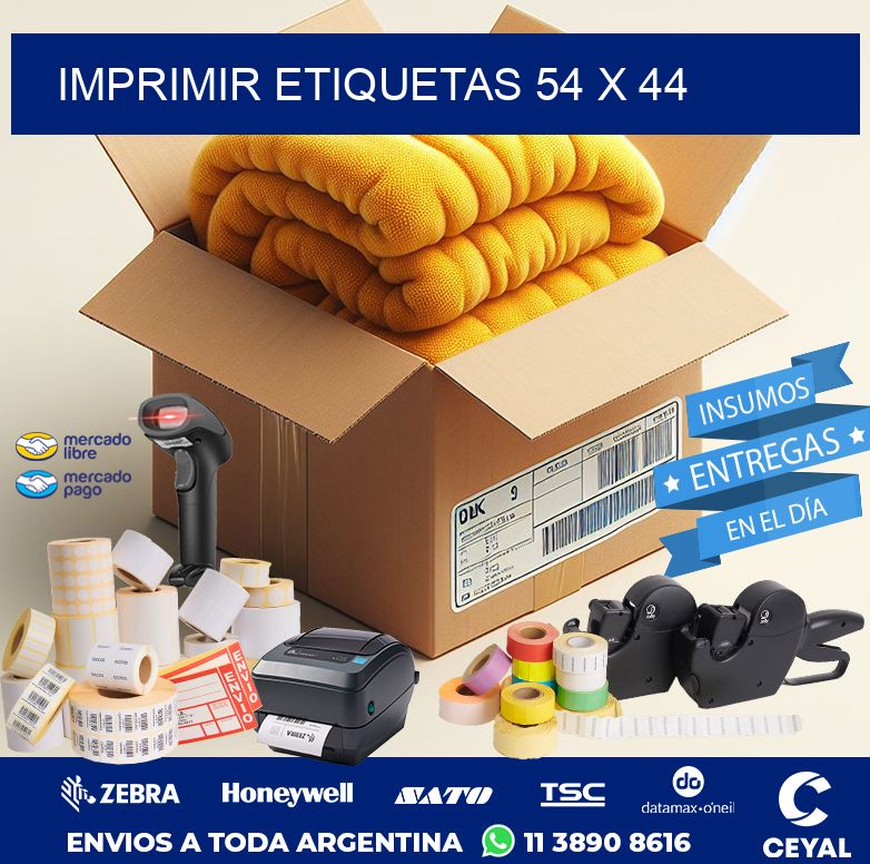 IMPRIMIR ETIQUETAS 54 x 44