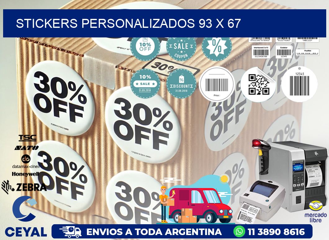 STICKERS PERSONALIZADOS 93 x 67