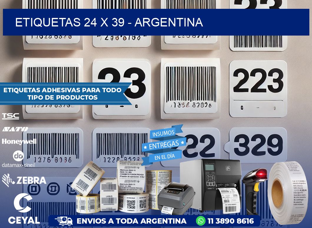 ETIQUETAS 24 x 39 – ARGENTINA