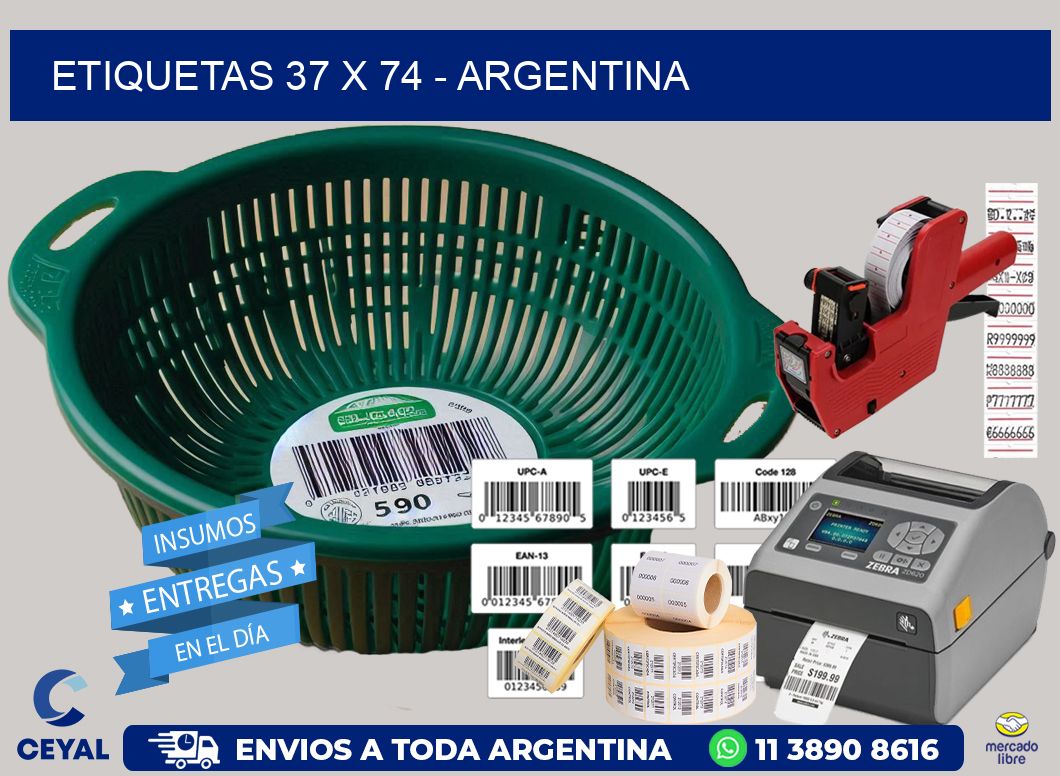 ETIQUETAS 37 x 74 – ARGENTINA