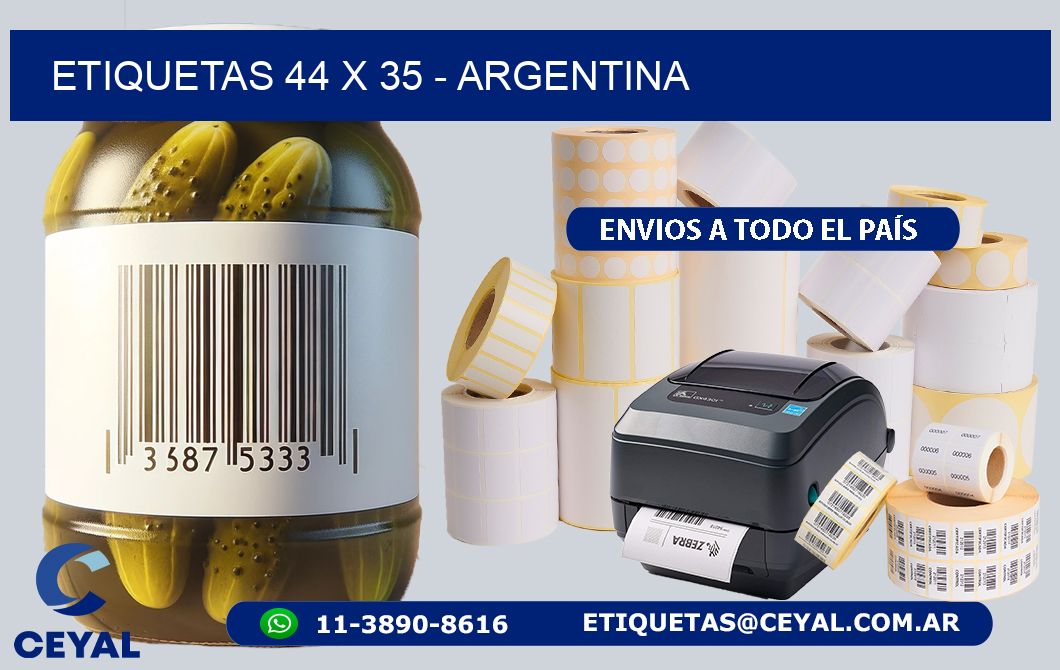 ETIQUETAS 44 x 35 - ARGENTINA