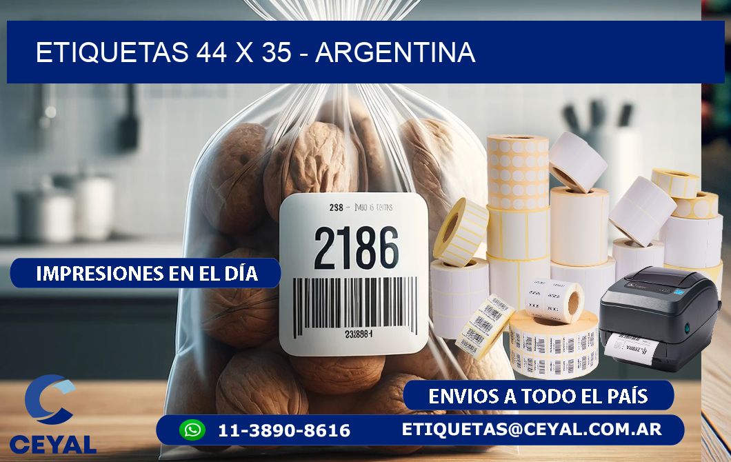 ETIQUETAS 44 x 35 - ARGENTINA