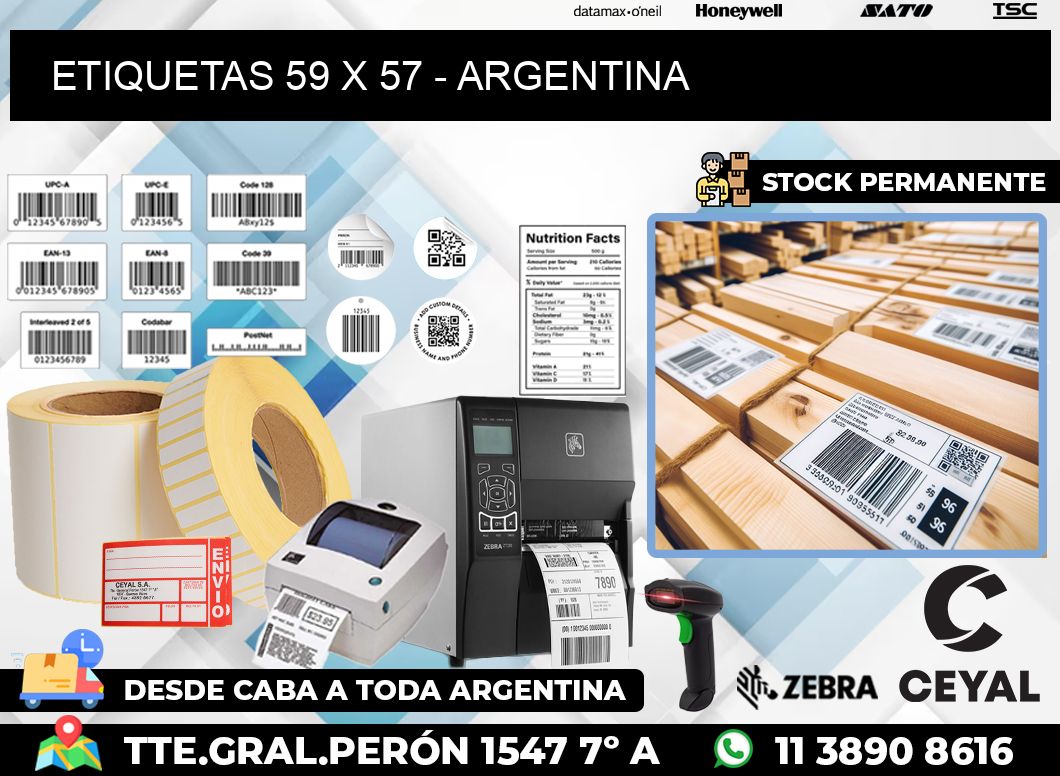 ETIQUETAS 59 x 57 – ARGENTINA