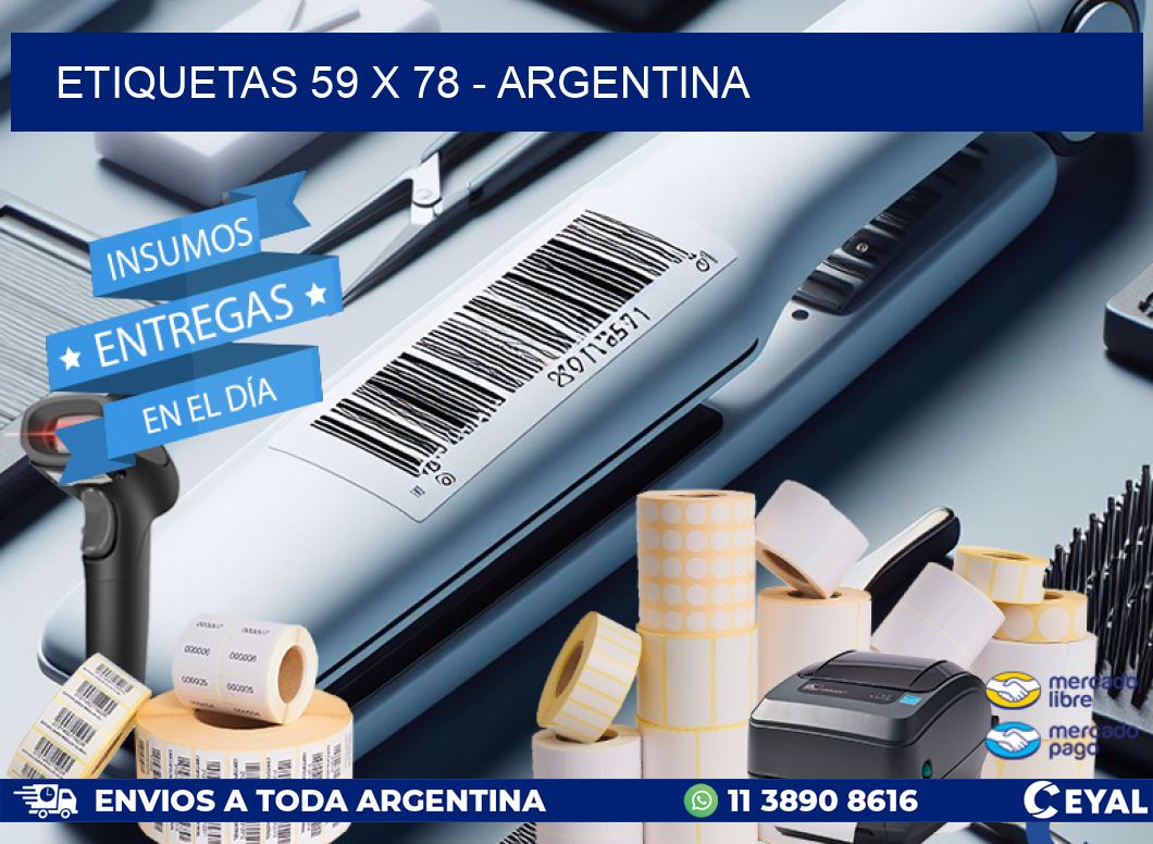 ETIQUETAS 59 x 78 - ARGENTINA