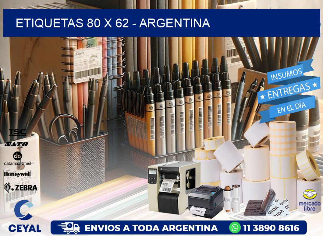 ETIQUETAS 80 x 62 - ARGENTINA