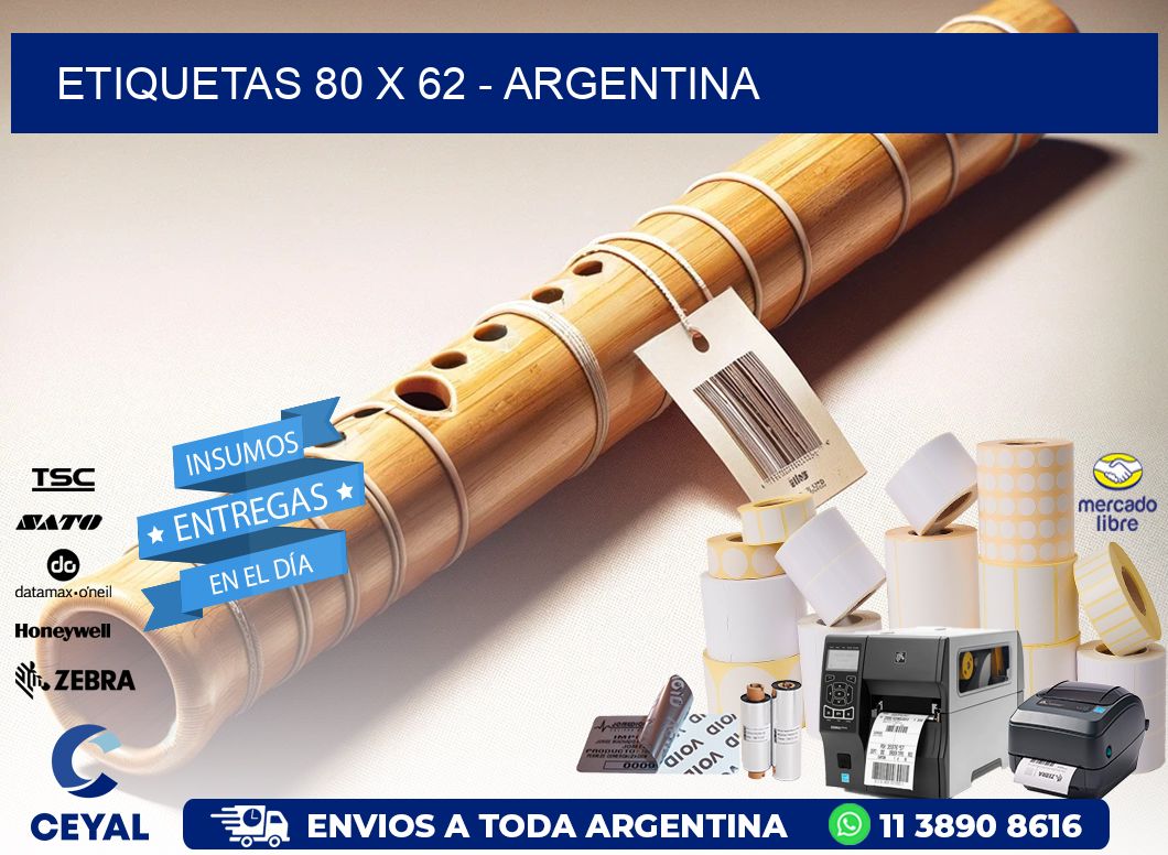 ETIQUETAS 80 x 62 - ARGENTINA