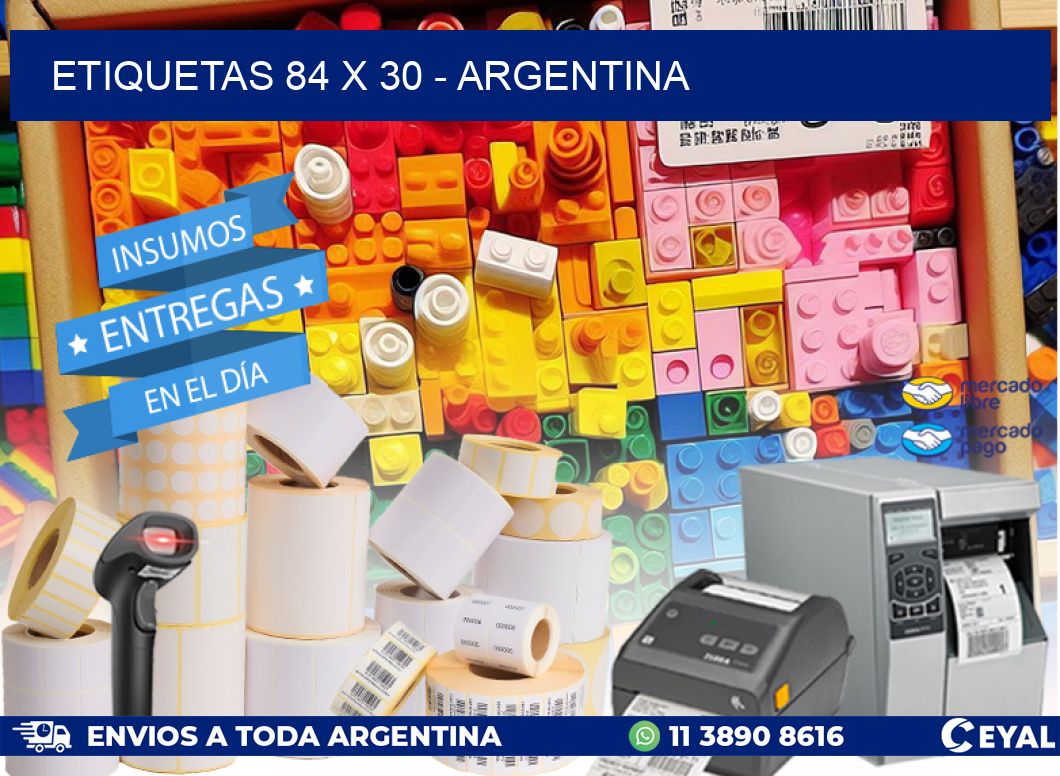 ETIQUETAS 84 x 30 - ARGENTINA