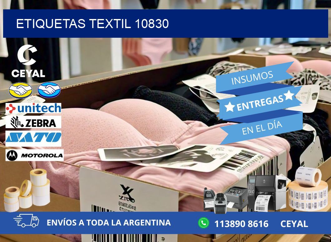 ETIQUETAS TEXTIL 10830