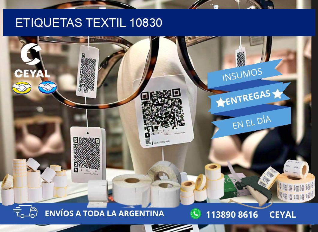 ETIQUETAS TEXTIL 10830