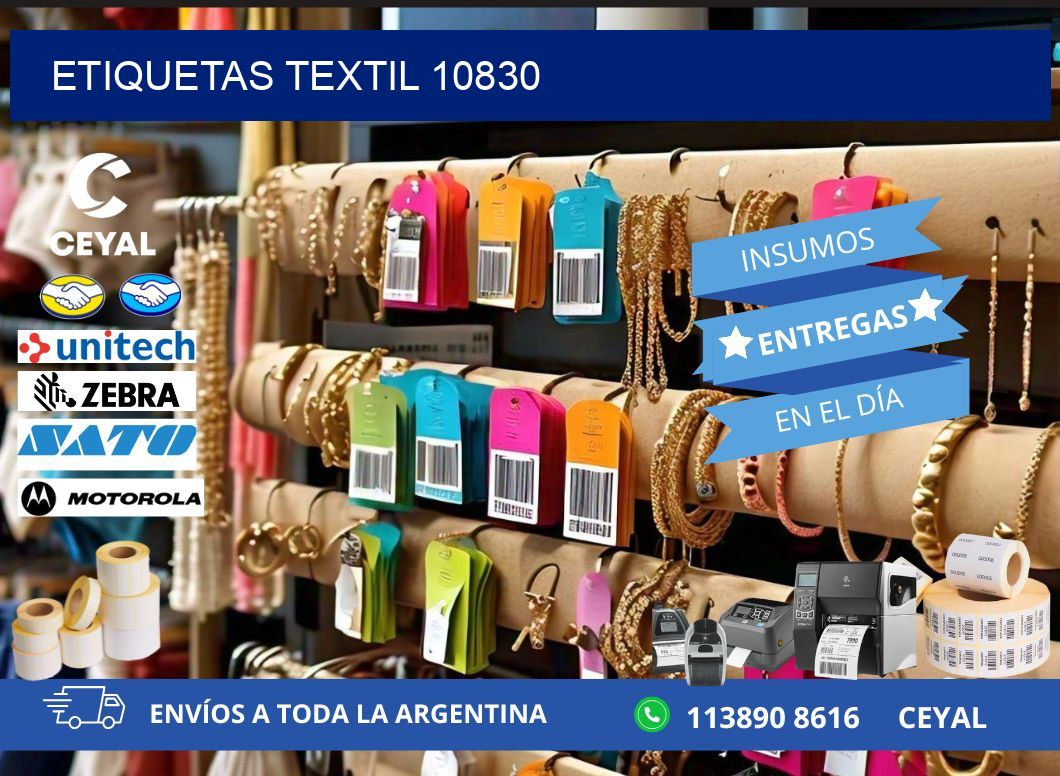 ETIQUETAS TEXTIL 10830