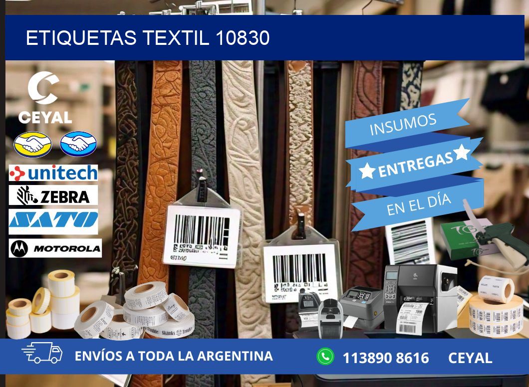 ETIQUETAS TEXTIL 10830