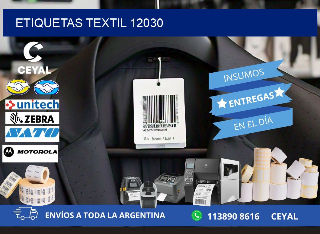 ETIQUETAS TEXTIL 12030