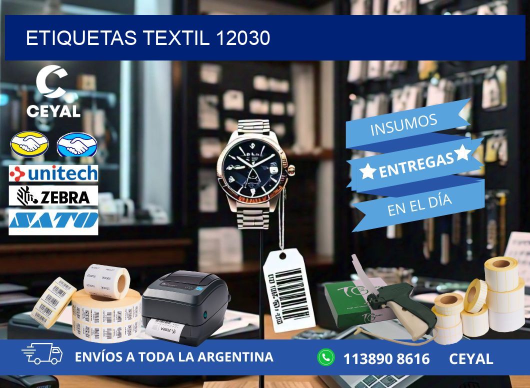 ETIQUETAS TEXTIL 12030