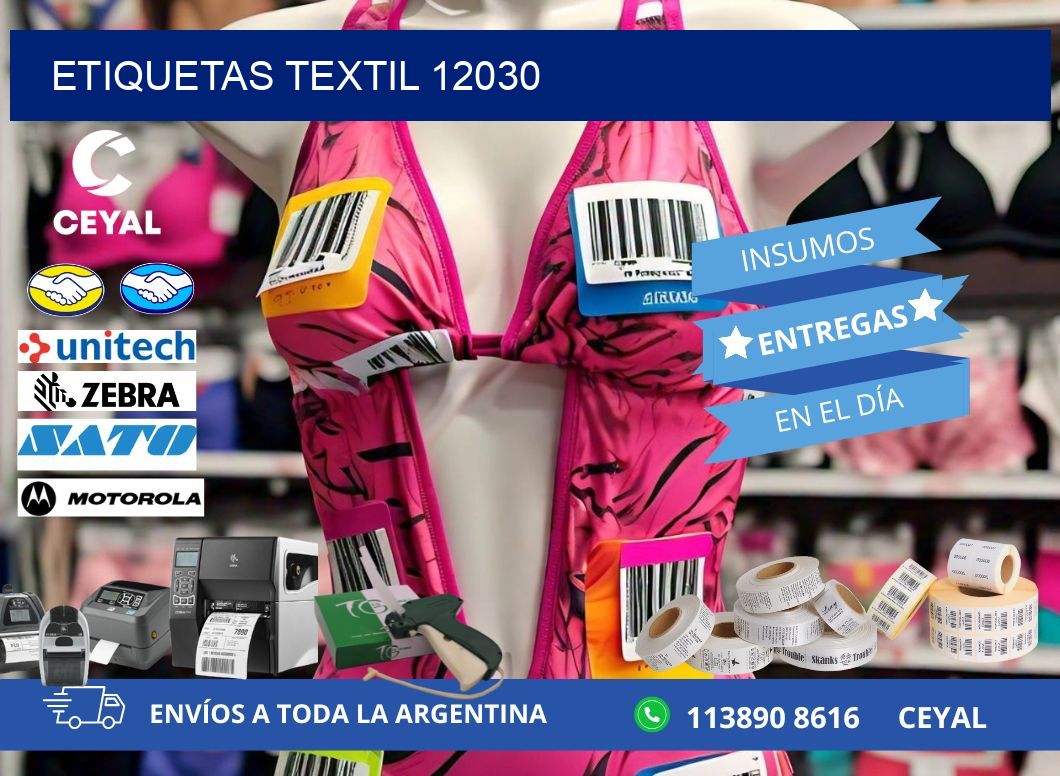 ETIQUETAS TEXTIL 12030