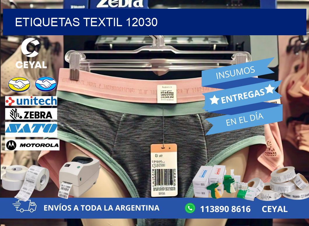 ETIQUETAS TEXTIL 12030