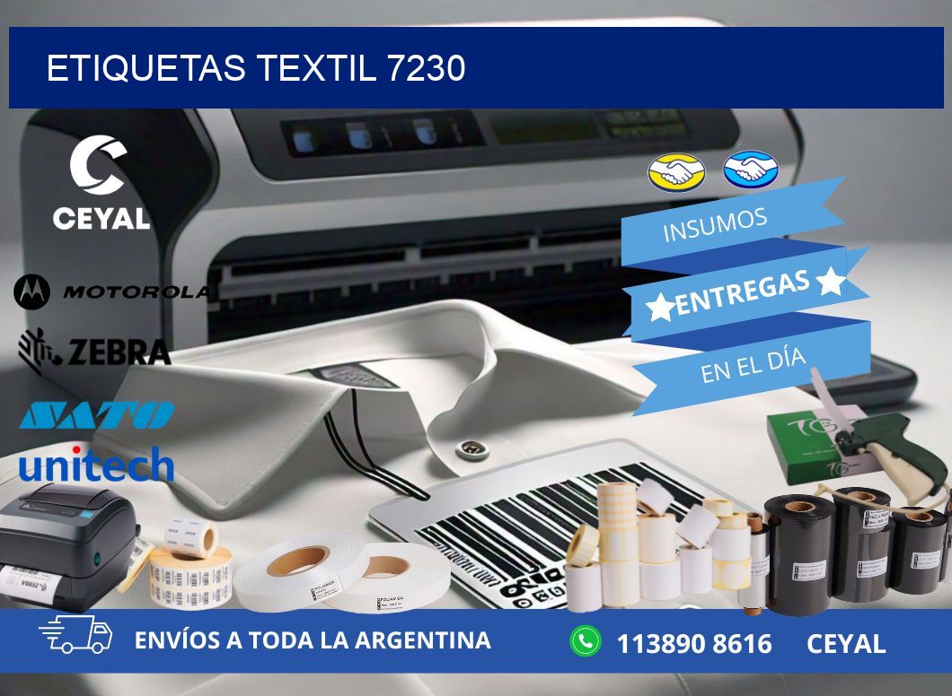 ETIQUETAS TEXTIL 7230