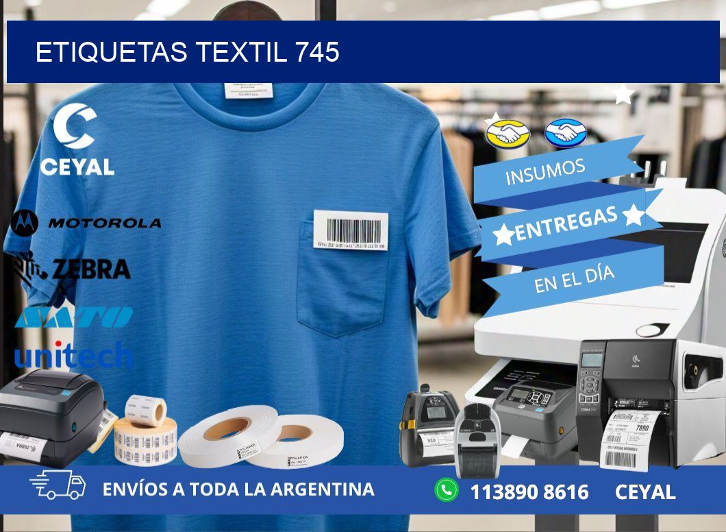 ETIQUETAS TEXTIL 745