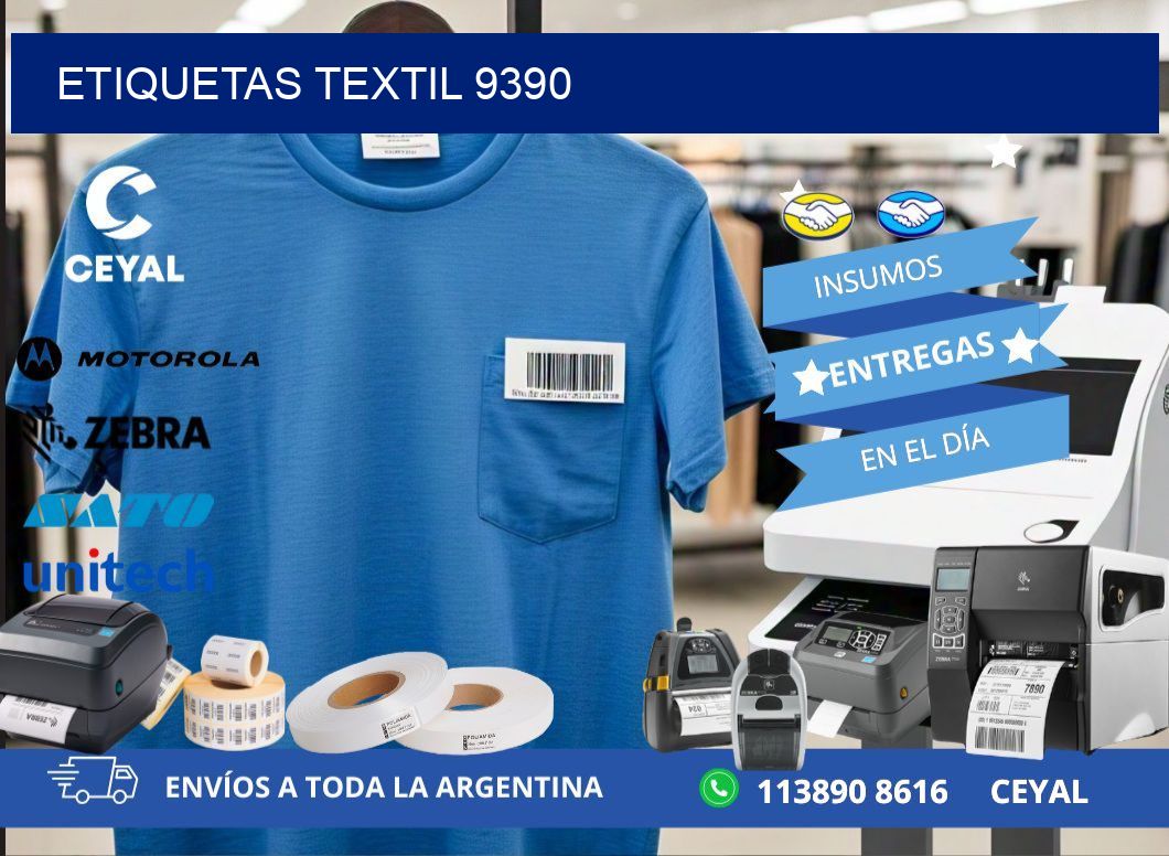 ETIQUETAS TEXTIL 9390