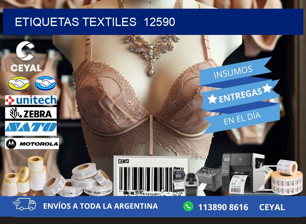 ETIQUETAS TEXTILES  12590