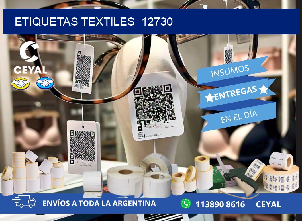 ETIQUETAS TEXTILES  12730