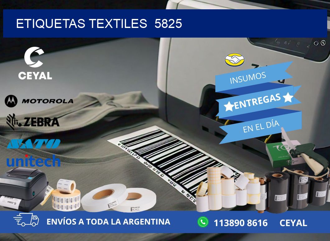 ETIQUETAS TEXTILES  5825