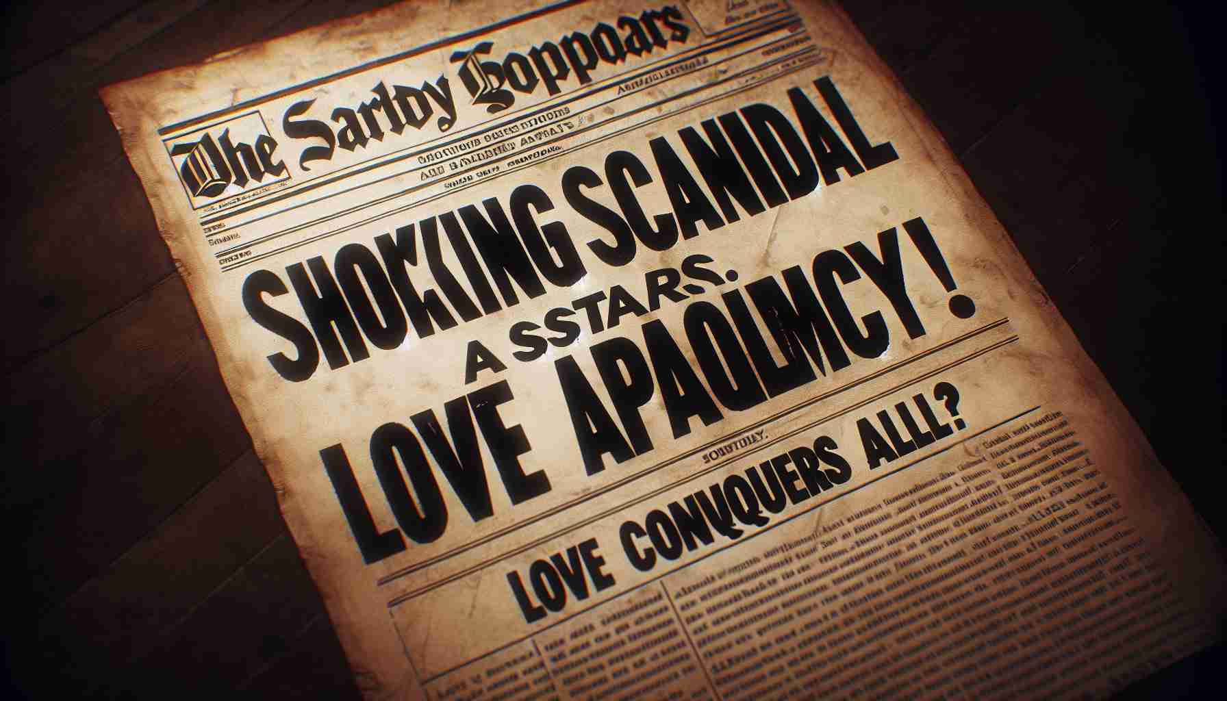 Shocking Scandal: A Star’s Apology! Love Conquers All?