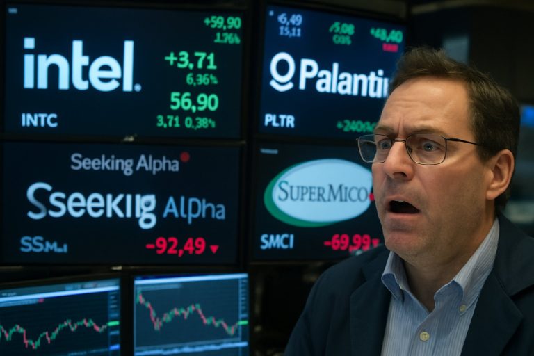 Wall Street Šokas: Intel ir Palantir šauna, kai Seeking Alpha analitikai pateikia drąsius įvertinimus—Ar Super Micro Computer turi problemų?
