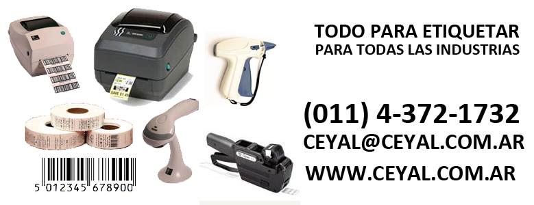 CINTA DE TRANSFERENCIA CERA, CINTA DE TRANSFERENCIA RESINA, CINTA DE TRANSFERENCIA RESINA DOBLE. CEYAL ARGENTINA (011)4372-1732